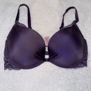 Victoria's Secret Dark Purple Lace Bra
